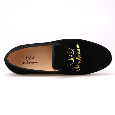 Đỏ Bottom Mens Velvet Loafers cao su Outsole Màu tùy chỉnh cho doanh nghiệp