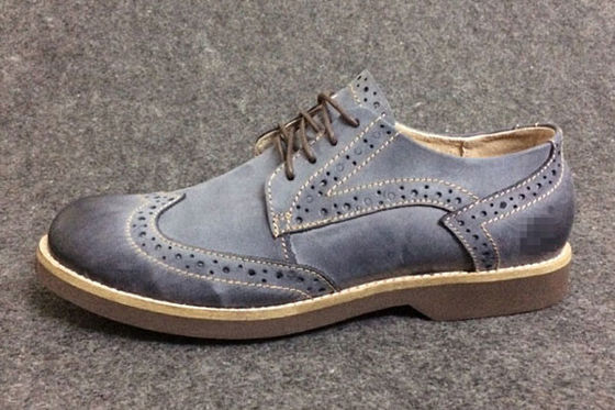 OEM Oxford Style Đàn ông Business Casual Giày, Da thật Dent Up Derby Giày