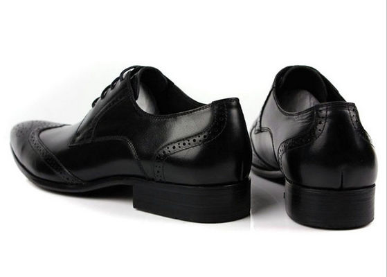 Đàn ông Full Grain giày da phong cách thiết kế Brogue Đàn ông Pointed giày trang phục chính thức