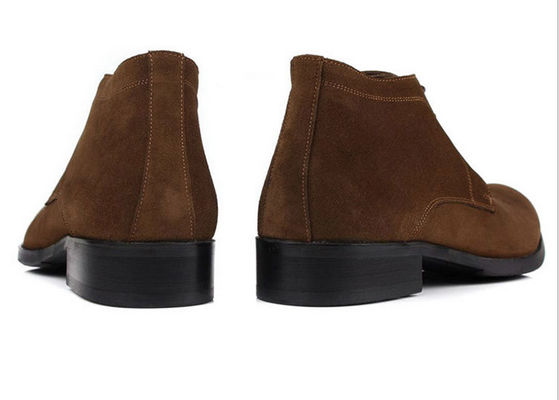 ODM Đàn ông giày Chelsea Suede, Đen / nâu Đàn ông dây chuyền lên giày thông thường