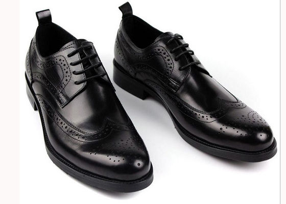 Giày cao cấp của đàn ông da bò, giày làm bằng tay Goodyear