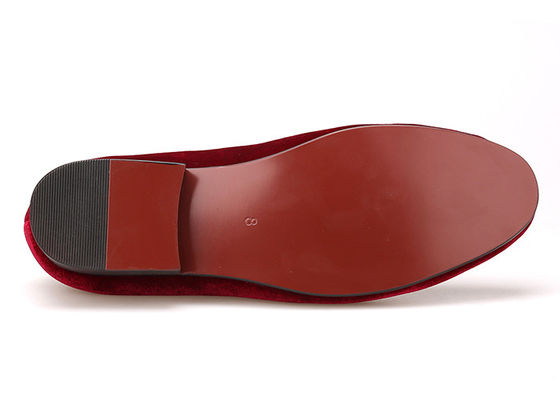 OEM Đàn ông Velvet Loafers Gạch thêu giày đơn giản Đàn ông Giày cho bữa tiệc