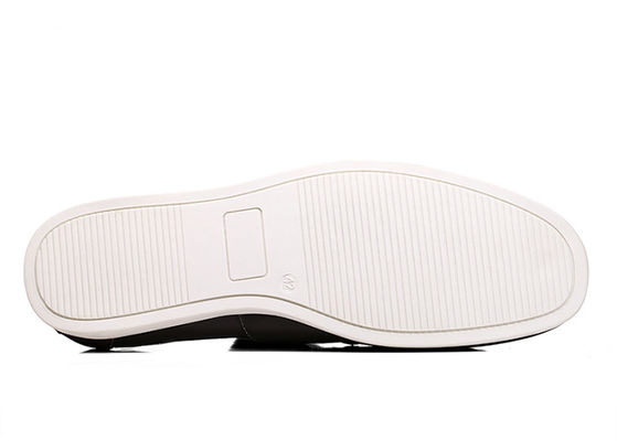 Đàn ông Cổ điển Cấp trên giày dép da Twill Lining Loafers bình thường màu đen
