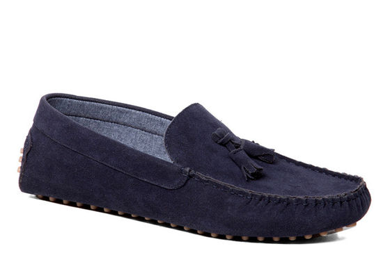 Khai phong cách đàn ông giày lái xe màu đen, Moccasin - Gommino Suede Giày lái xe