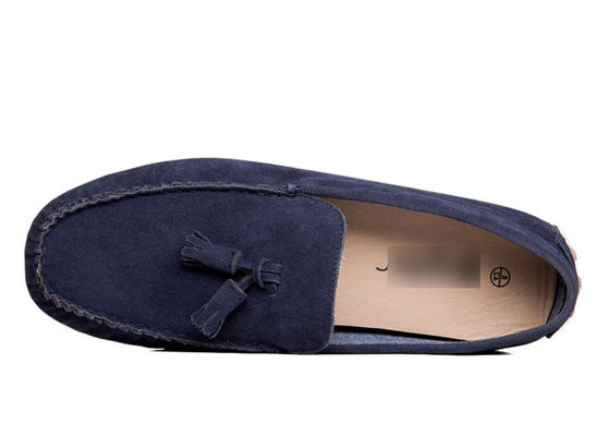 Khai phong cách đàn ông giày lái xe màu đen, Moccasin - Gommino Suede Giày lái xe