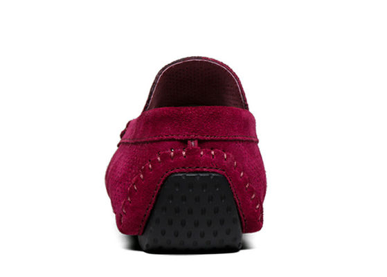 Mùa hè Hollow Outs Đàn ông Suede Casual Loafers, Gommino Da Loafers