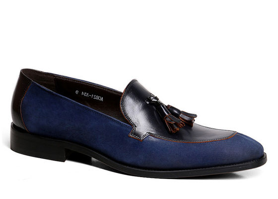 Đàn ông trưởng thành Suede Penny Loafers Flat Slip On Đàn ông Moccasin giày da