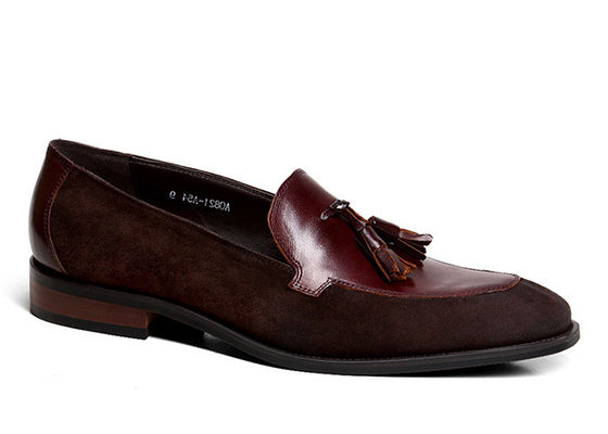 Tassel Penny Suede giày da mặc, mùa xuân / mùa thu Mens da trượt trên giày