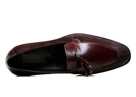 Tassel Penny Suede giày da mặc, mùa xuân / mùa thu Mens da trượt trên giày