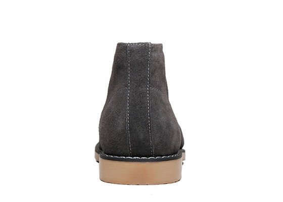 Mùa đông Mens Suede Sa mạc giày gót gót chân tròn - lên Mens cao đỉnh giày thông thường
