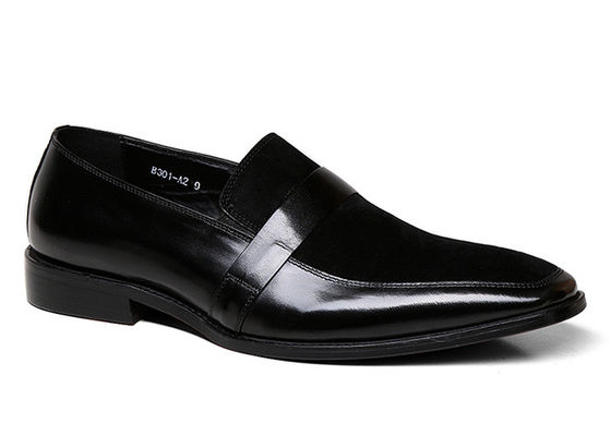 Màu hỗn hợp Đàn ông giày da thông thường với da thật Nubuck da khâu