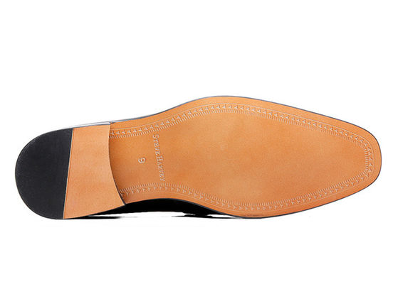 Màu hỗn hợp Đàn ông giày da thông thường với da thật Nubuck da khâu