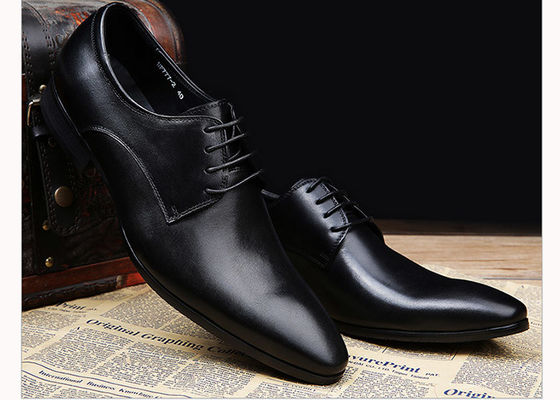 Đồ cưới da mềm lãng mạn Đồ cưới da mềm nam Đồ giày màu sắc tinh khiết