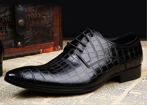 Thiết kế nổi bật Mens Patent giày da giày giày giày đen
