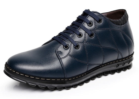 OEM / ODM Casual Leather Oxford Shoes, Mens Genuine Leather Sneakers