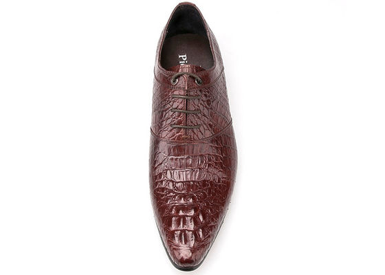 Đồ mặc cưới nam Đồ giày cao gót thấp Đồ giày Oxford màu nâu