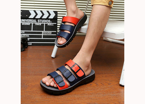 ODM Mens Casual Da Giày dép Da thật da da bò Sandals Mens Designer Flip Flops