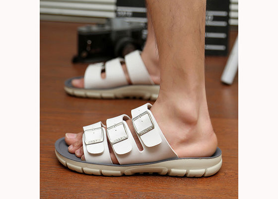 ODM Mens Casual Da Giày dép Da thật da da bò Sandals Mens Designer Flip Flops