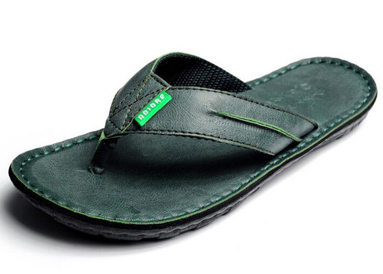 Flip Flop Đàn ông giày dép da tùy chỉnh mùa hè Đàn ông nhà thiết kế Giày dép
