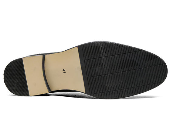 Đơn vị nam giới Đen Oxford giày thoải mái Insole dây đeo Giày làm việc