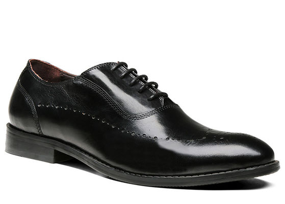 Đơn vị nam giới Đen Oxford giày thoải mái Insole dây đeo Giày làm việc