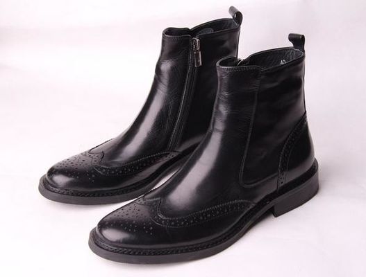 Combat Boot Mens Da váy giày thiết kế Web High Top Mens mắt cá chân Combat Boot