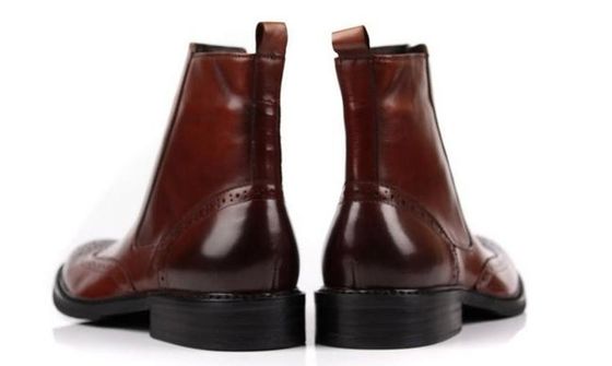 Xách tay Zip Mens Da Giày giày quân đội SWAT chiến đấu / giày huấn luyện