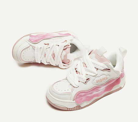 Đàn bà giày dép da Casual Thick Sole Casual