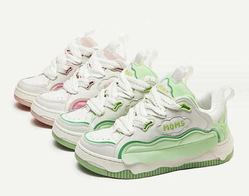 Đàn bà giày dép da Casual Thick Sole Casual