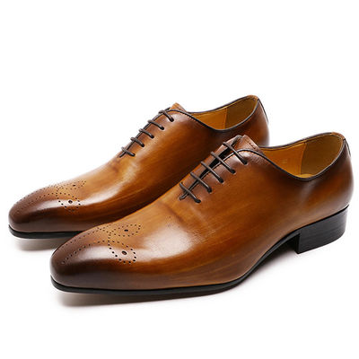 Những chiếc giày da vintage retro, giày da nam, giày da nam, giày Brogue