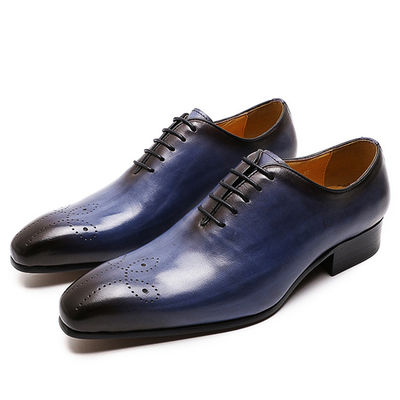 Những chiếc giày da vintage retro, giày da nam, giày da nam, giày Brogue