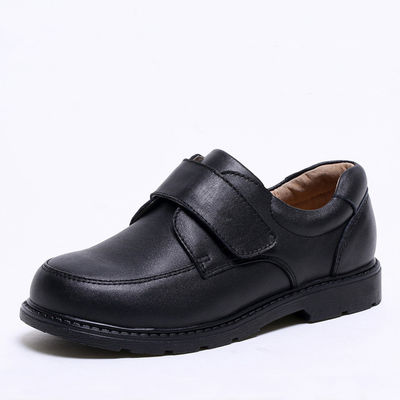 Slip On Boys School Shoes Đen Casual Giày da trẻ em
