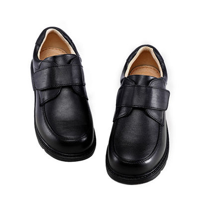 Slip On Boys School Shoes Đen Casual Giày da trẻ em