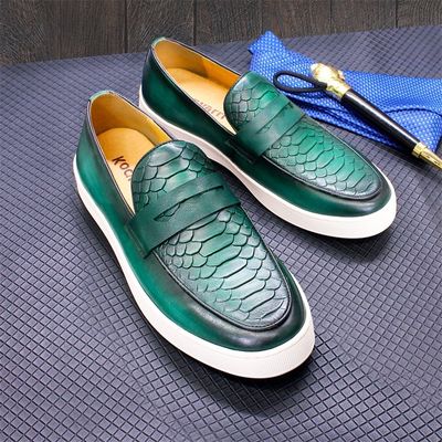 Chọn riêng cho nam giới Giày thể thao giày dép chân tròn giày lót da