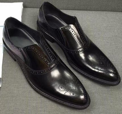 Broguing Pointed - End Slip On Men's Formal Dress Shoes / Work Carving Dress Shoes - Giày trang phục chính thức của nam giới / Giày trang phục làm việc