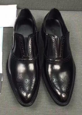 Broguing Pointed - End Slip On Men's Formal Dress Shoes / Work Carving Dress Shoes - Giày trang phục chính thức của nam giới / Giày trang phục làm việc