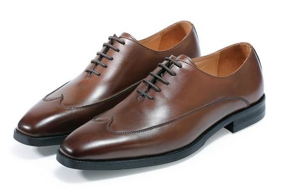 Derby Brogue Oxford Mens Da váy giày cổ điển thủ công với dịch vụ OEM