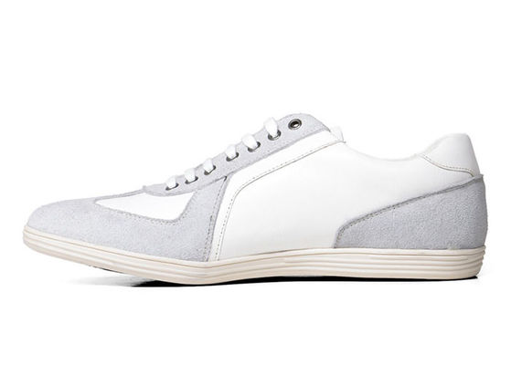 OEM Giày chật chội của nam giới da suede nam giới giày trắng phẳng