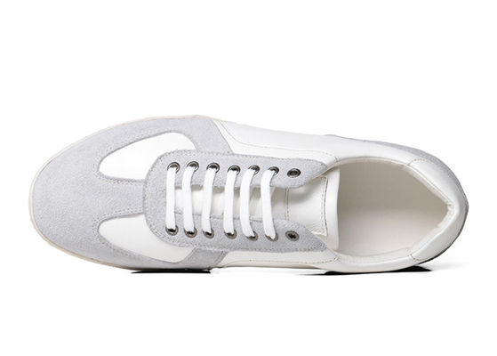 OEM Giày chật chội của nam giới da suede nam giới giày trắng phẳng