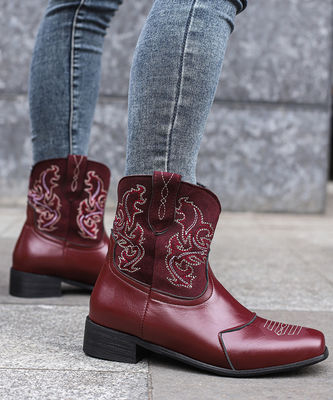 Giày cao bồi Western da phụ nữ với hiệu suất tuyệt vời