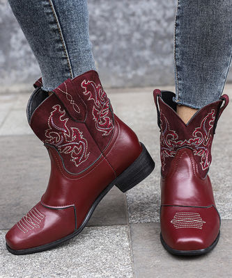 Giày cao bồi Western da phụ nữ với hiệu suất tuyệt vời