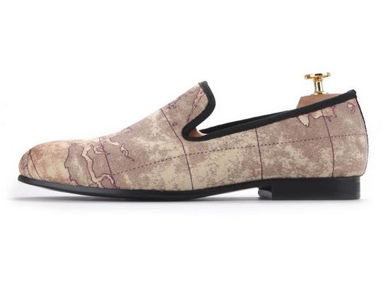 Slip On Mens Velvet Loafers Phong hoa Velvet hút thuốc