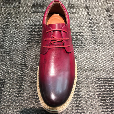 Đeo lên Suede Twill Linered Mens Casual Flat Giày thân thiện với môi trường