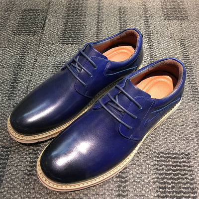 Microfiber Linered Mens Casual Flat Shoes, Suede Flat Leather Shoes Cho Đàn ông
