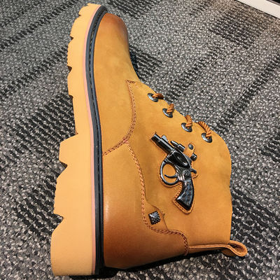OEM Nam Đồ da Casual giày cho xe máy, nền tảng gót cao đỉnh trượt trên giày thể thao