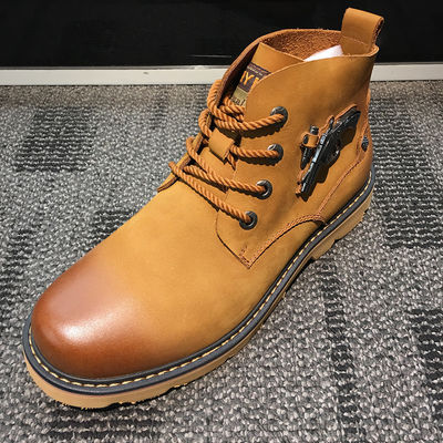 OEM Nam Đồ da Casual giày cho xe máy, nền tảng gót cao đỉnh trượt trên giày thể thao