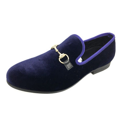 OEM thiết kế da suede nam giới Đen giày phẳng dây chuyền lên vật liệu thoải mái