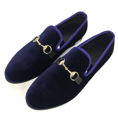 OEM thiết kế da suede nam giới Đen giày phẳng dây chuyền lên vật liệu thoải mái