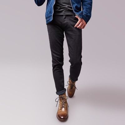 Mùa đông Mens Suede Sa mạc giày dép thời trang Giày mắt cá chân Ý với Zipper bên