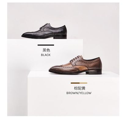 Thiết kế người Ý Đàn ông trang phục chính thức Giày cổ điển trang phục Oxford Giày cho nam giới Giày dép